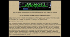 Desktop Screenshot of egdsecrets.com
