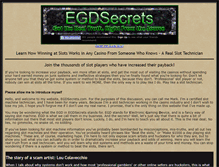 Tablet Screenshot of egdsecrets.com